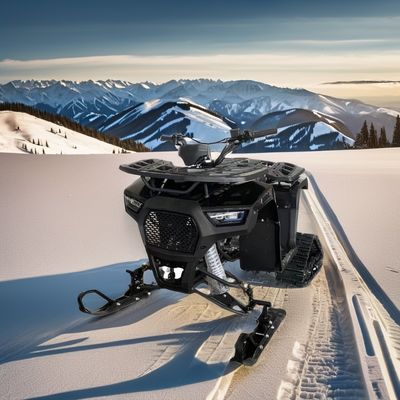 Mini motoneiges 125cc 150cc motoneiges avec démarrage électrique et transmission à chaîne