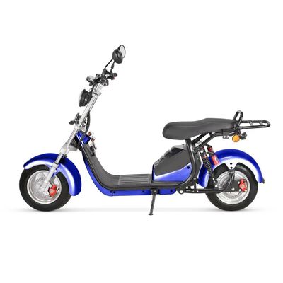 Couleurs personnalisées supportées 1500W Moteur de puissance pneu gras scooter électrique pour Citycoco