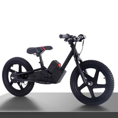 Scooter électrique pour enfants équilibre du vélo avec moteur sans balai et capacité de batterie 24V5.2AH