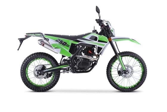 Motocross de 250cc avec démarrage électrique et couleurs personnalisées