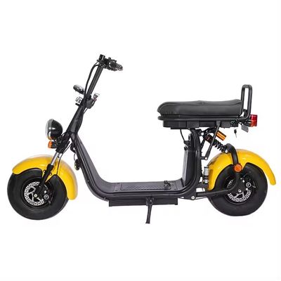 Pneus électriques Citycoco scooter 1500w Chopper de moto avec vitesse maximale 41-50km/h