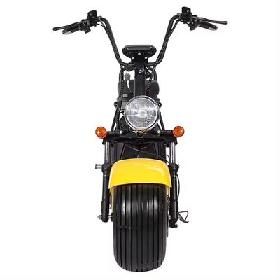 Pneus électriques Citycoco scooter 1500w Chopper de moto avec vitesse maximale 41-50km/h