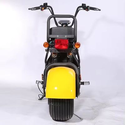 Pneus électriques Citycoco scooter 1500w Chopper de moto avec vitesse maximale 41-50km/h