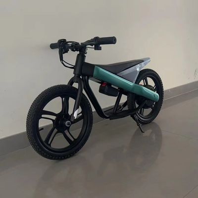 Vélo électrique pour enfants de 16 pouces avec cadre en acier et matériau de jante en titane