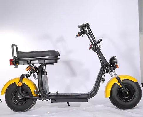 Pneus électriques Citycoco scooter 1500w Chopper de moto avec vitesse maximale 41-50km/h
