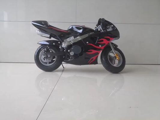 Moteur Aotong 49CC 2 temps Moto Kids Couleurs de vélo de poche personnalisé Disque de frein supporté
