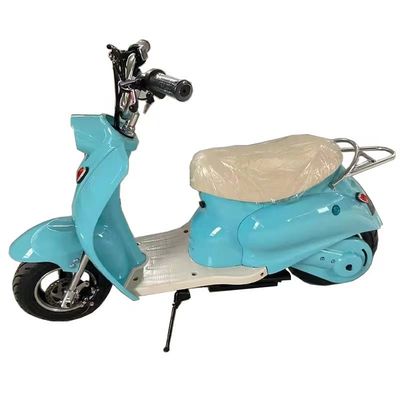 Scooter électrique à haute puissance de 350W moteur 36v12ah pour enfants Mini 3 roues Vespa rose