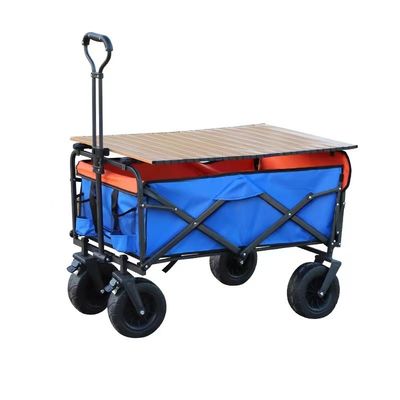 17 cm de diamètre pneu de camping extérieur pliable petite charrette pour un support personnalisé