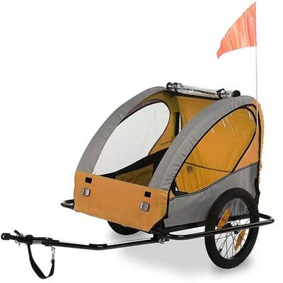 Trailers pour animaux de compagnie pour voyages en plein air avec conception pliable et roues Autres remorques Pneus avant 14