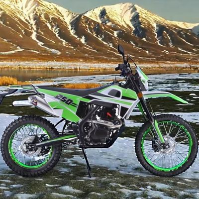 250cc moteur personnalisé couleurs soutenues Off-Road Benzine Dirt Bike pour adultes