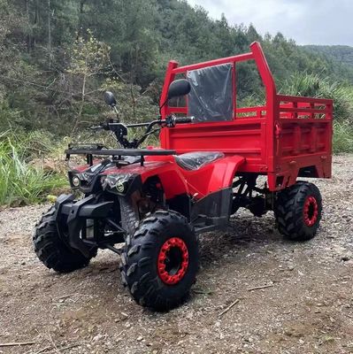 ATV agricole Aotong 125cc/150cc avec remorque et boîte de chargement 2WD 4WD hors route ATV Voltage 12V