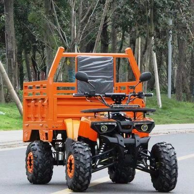 ATV agricole Aotong 125cc/150cc avec remorque et boîte de chargement 2WD 4WD hors route ATV Voltage 12V