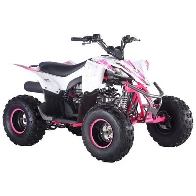 Le système de freinage à disque avant et arrière assure la sécurité de notre ATV pour enfants de 125cc/110cc