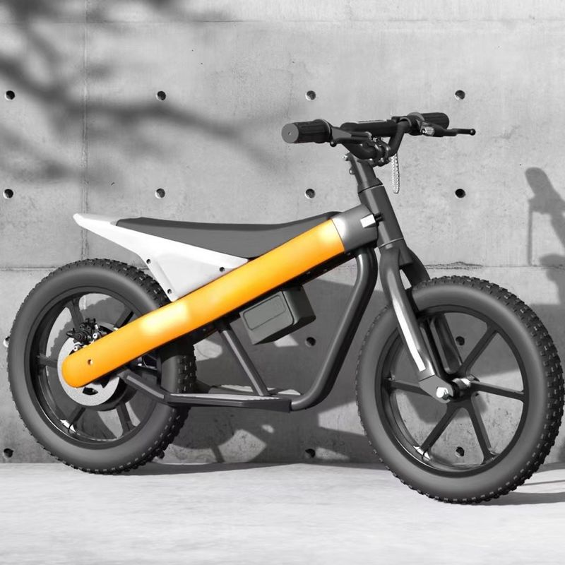 2024 Vélo d'équilibre pour enfants en plein air avec frein à disque et batterie de 21V6AH