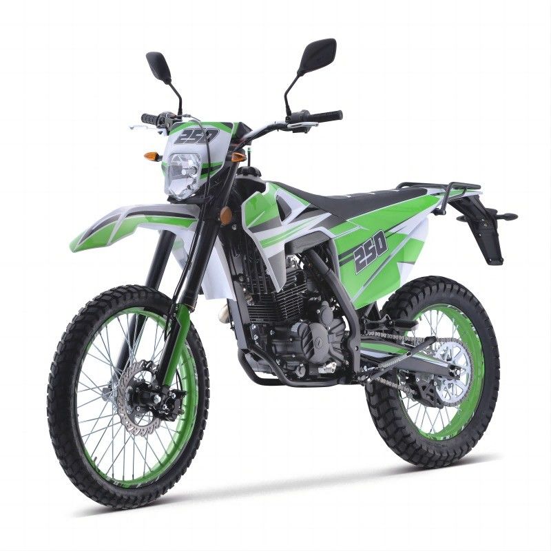 Motocross de 250cc avec démarrage électrique et couleurs personnalisées
