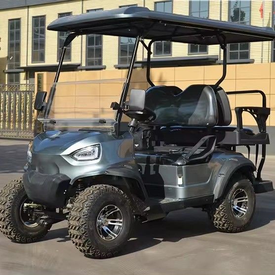 Carton de golf électrique à 4 sièges avec certification CE et espace libre minimum de 150-200 mm