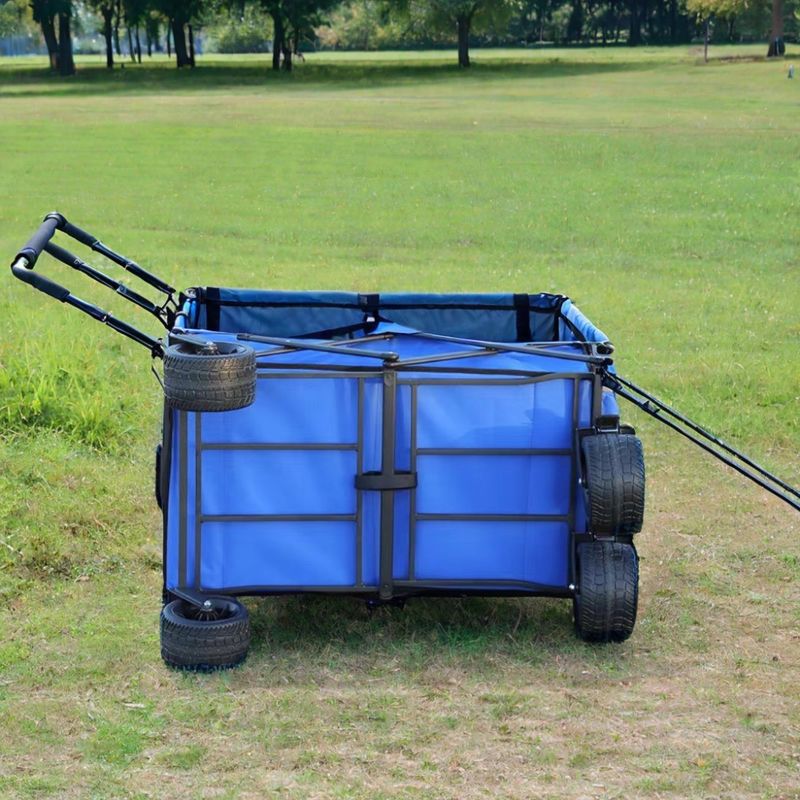 Poussette de chariot de course avec grandes roues de 17 cm de diamètre de pneu et conception pliable