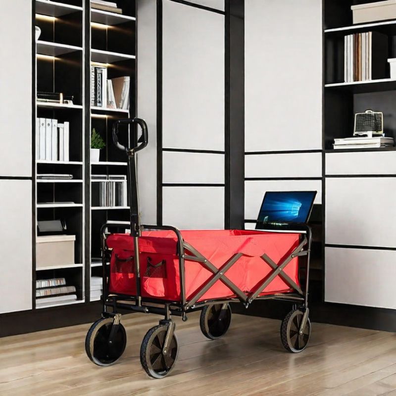 Voiture utilitaire extérieure pliable pour jardinage et aventures sportives