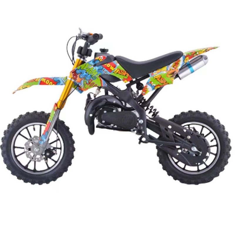 Affordable 49CC 50CC Dirt Bike Déplacement Moins de 50CC et couleurs personnalisables