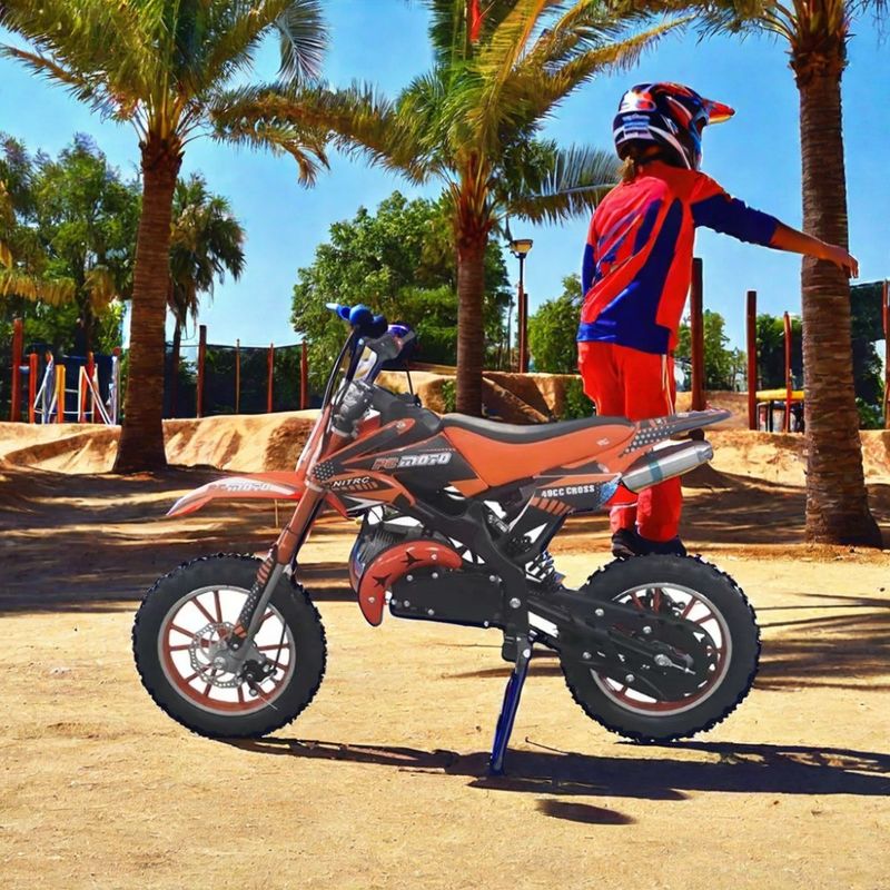 49cc Pit Bike Dirt Bikes avec des couleurs personnalisées et un frein DISC