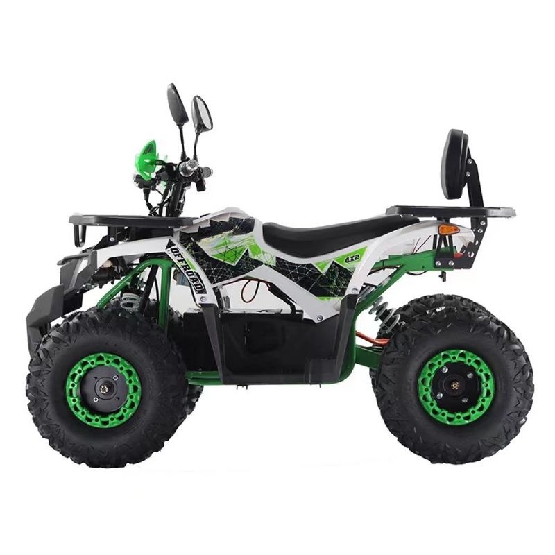 2 roues motrices Aotong Moteur électrique de 1000W Side by Side ATV avec batterie 60V 20AH