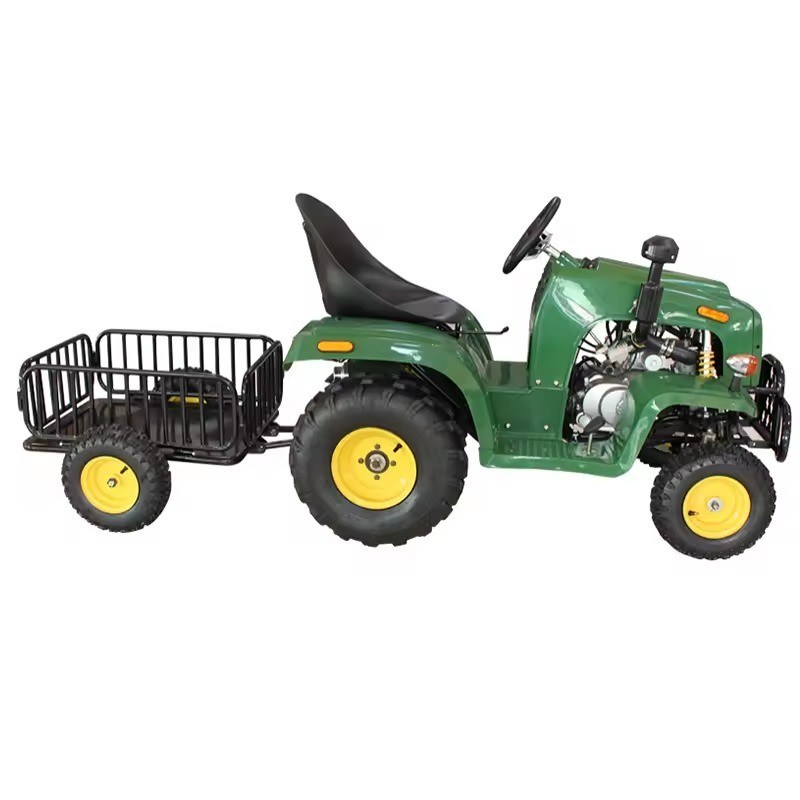 Mini tracteur de 110cc pour enfants Couleurs personnalisables Poids de freinage 100-200kg pris en charge