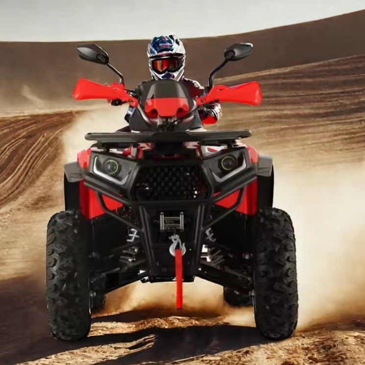 200 cc ATV à essence Quad Bikes Longue portée 4 roues Motocycle avec empattement 600-1000 mm