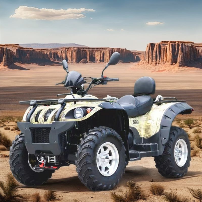 Puissant moteur de 500 cc 12V Voltage Atv 4 * 4 Quad pour adultes hors route UTV moto